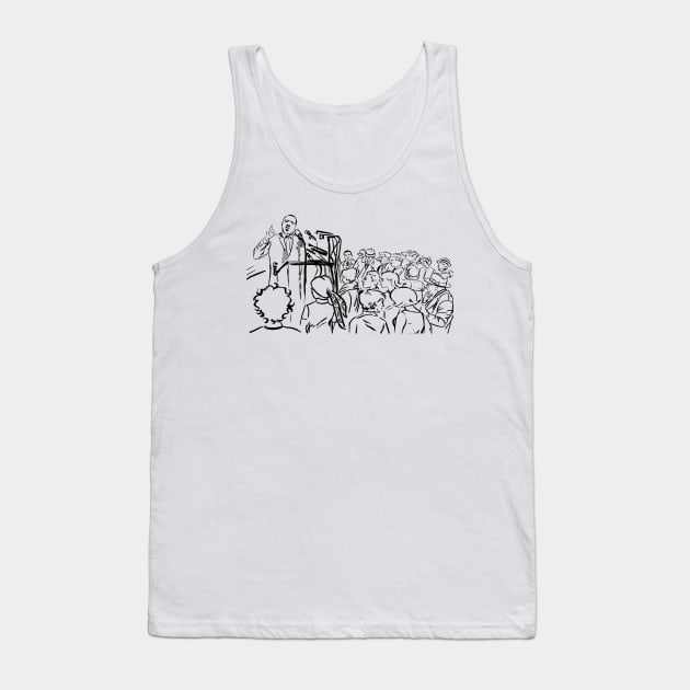 Martin Luther King Jr Tank Top by Tamie